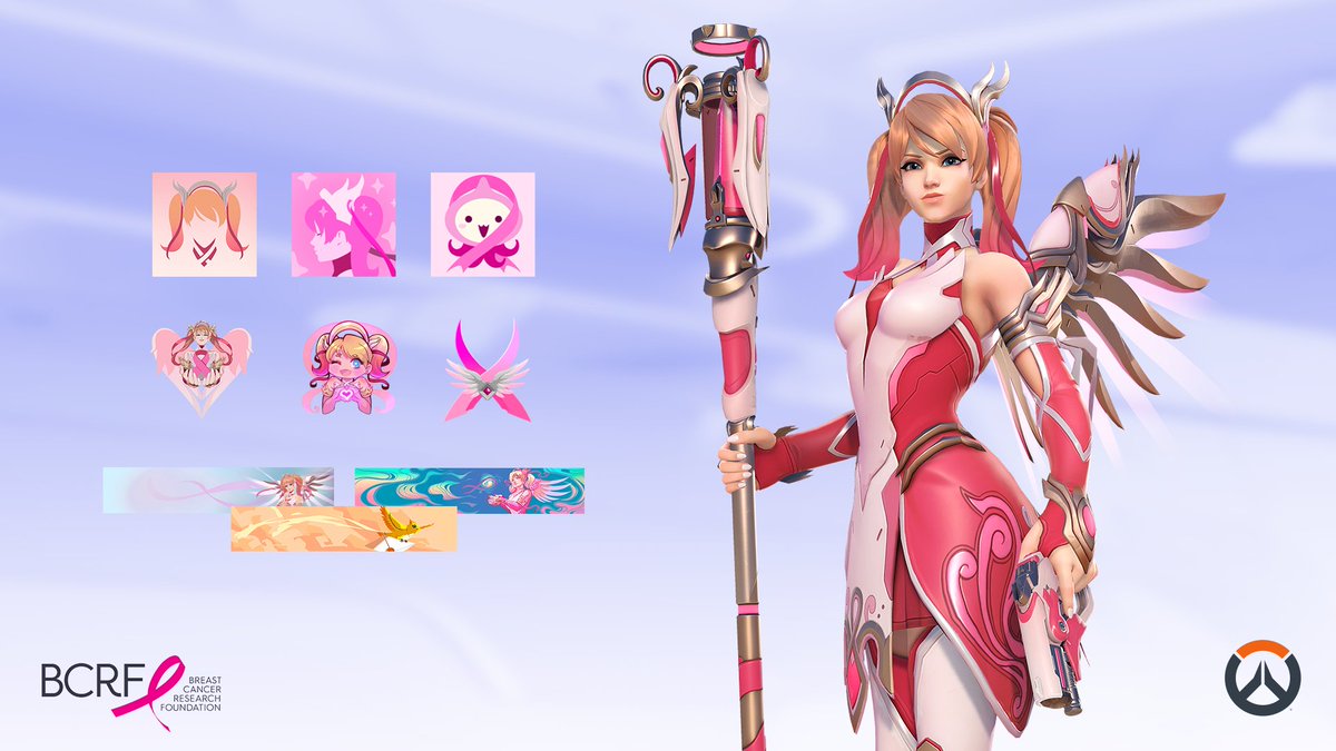 I'm giving away 50 Rose Gold Mercy bundles in support of the BCRF charity!

To Participate 
- Follow <a href="/emonggtv/">emongg</a>
- Like &amp; retweet this post
- Reply with how many hours you have on Mercy total

Winners pulled on 6/29
