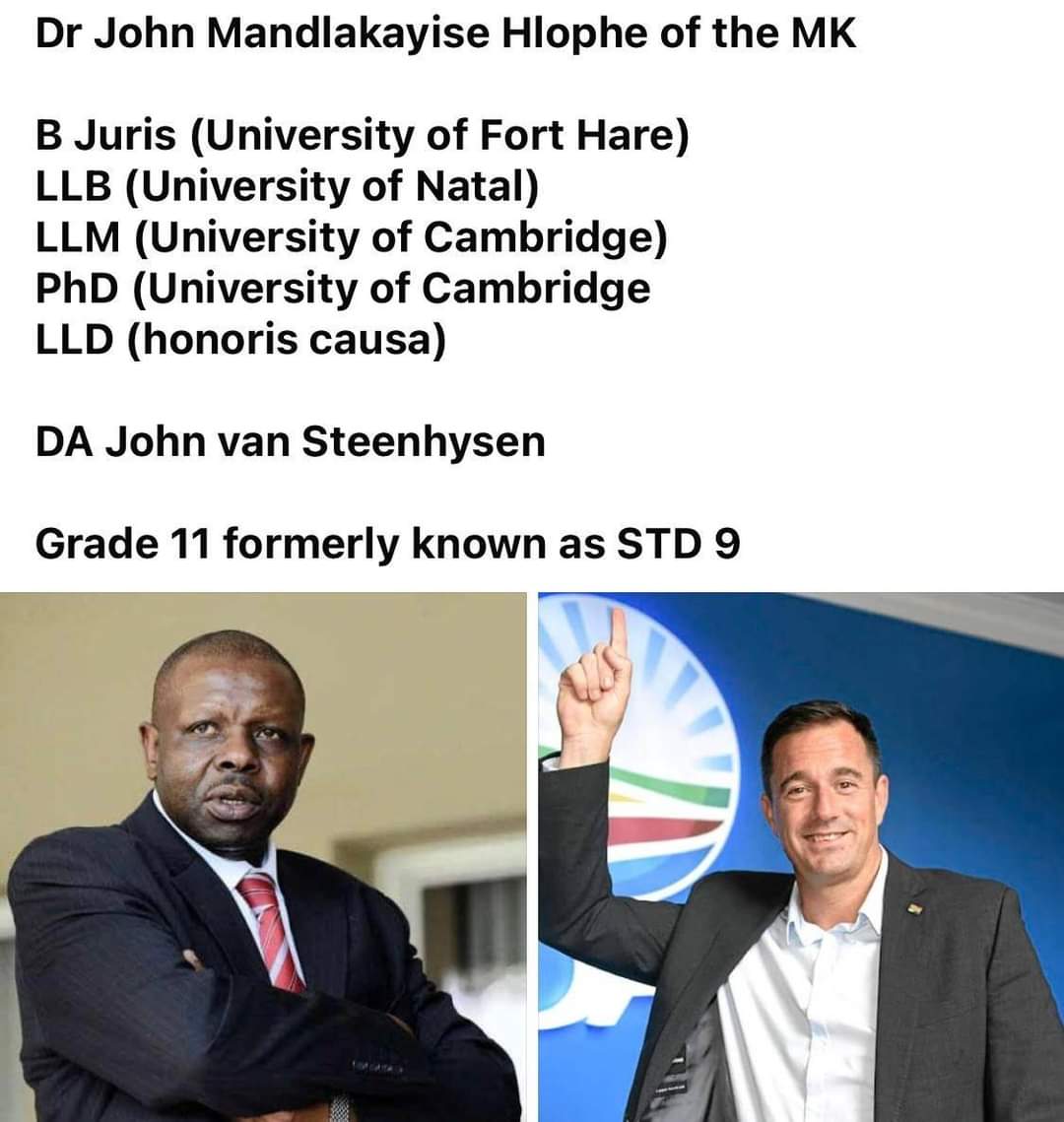 My leader vs your leader.