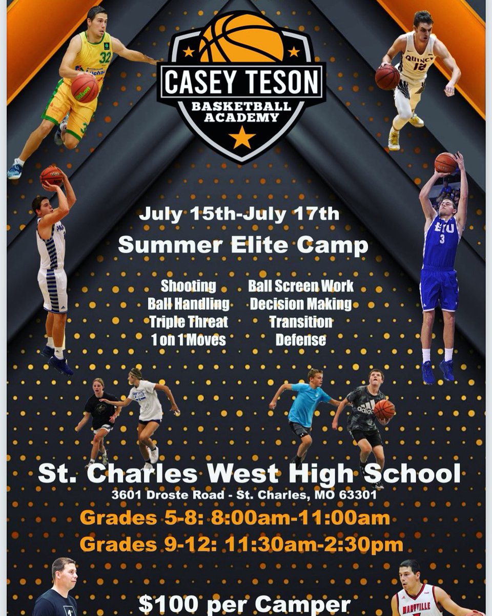 CaseyTeson's tweet image. Don’t forget about our 3 day camp on July 15th-17th!! It’s gonna be a fun one! Tesonbasketballacademy.ryzerevents.com