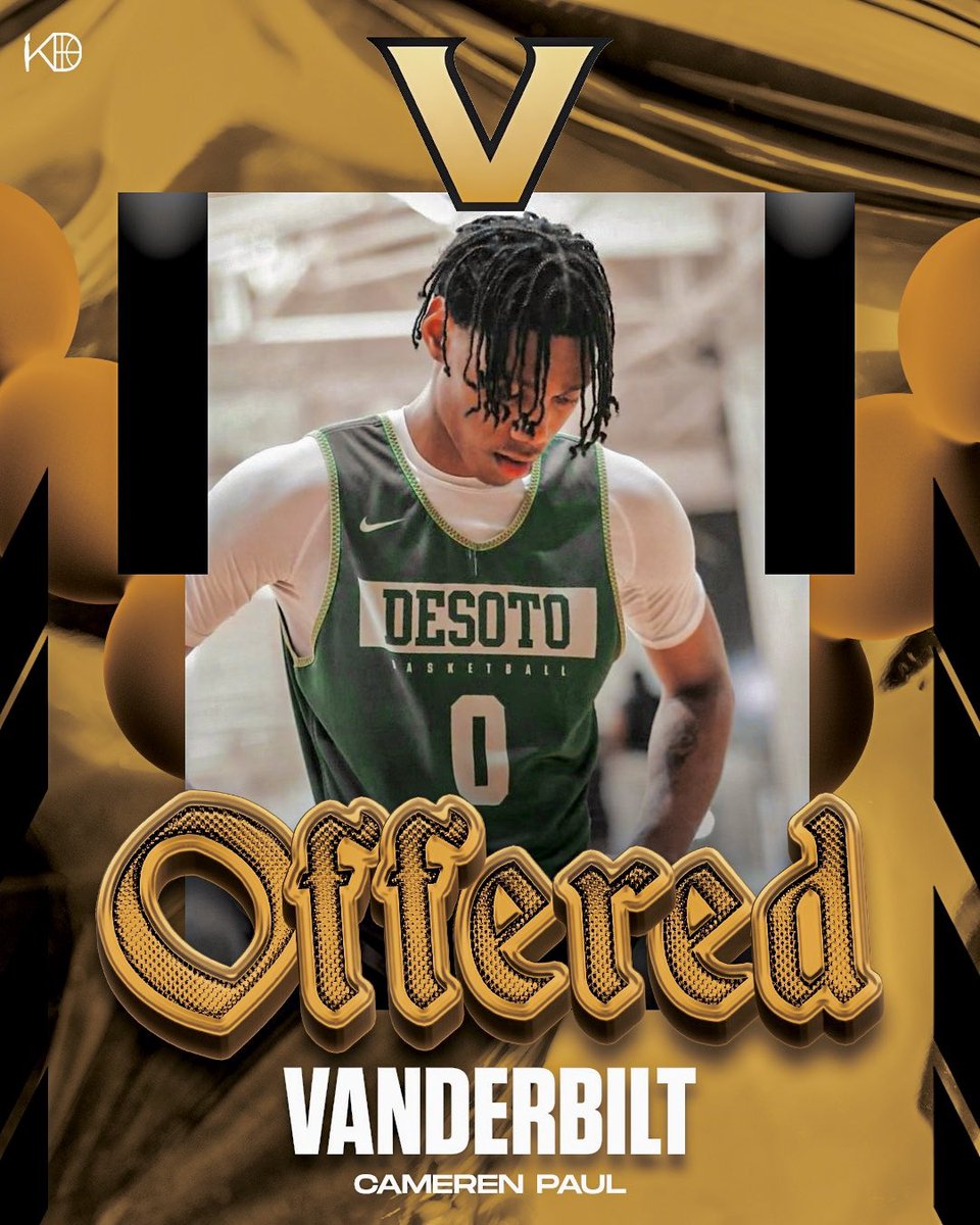Blessed to receive d1 offer from Vanderbilt university🖤💛