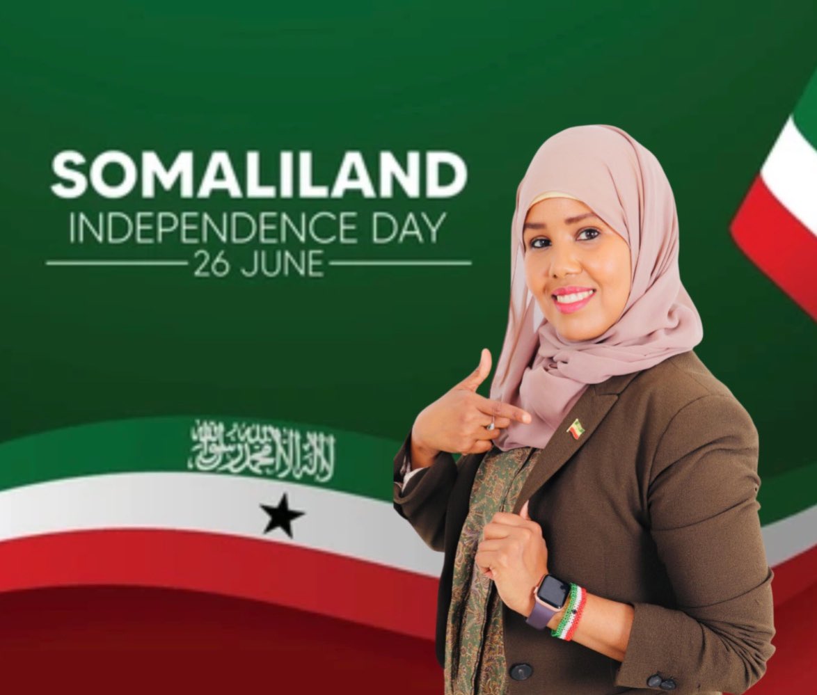 Manaladam6's tweet photo. On the momentous occasion of Somaliland's 64th Independence Day, I extend my warmest congratulations to all Somalilanders. From being a British Protectorate from 1884 until 25 June 1960 to achieving independence on 26 June 1960, our history is marked by strength and determination https://t.co/1etta1jKZj