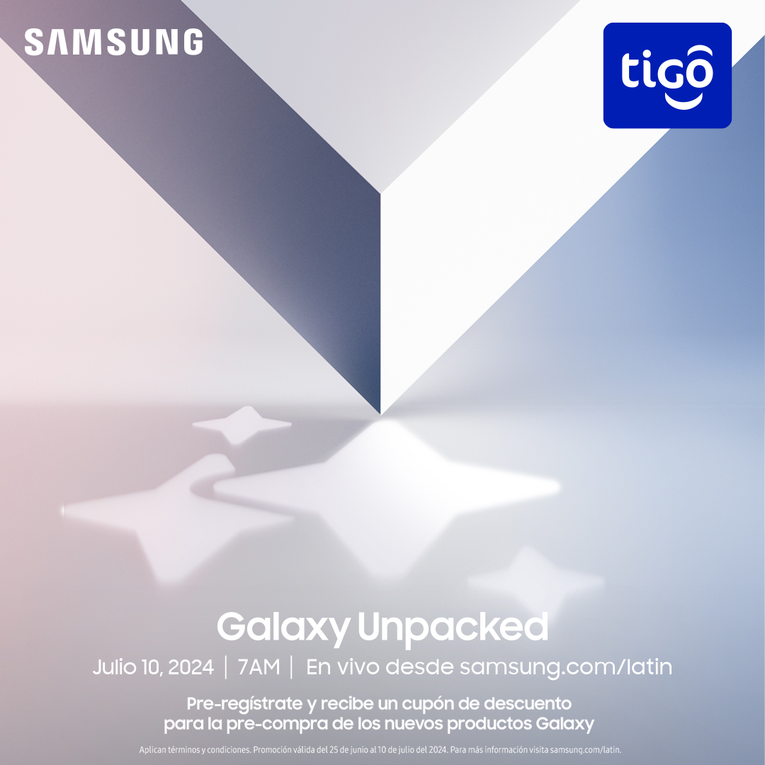 Entérate de todo lo nuevo que #Samsung trae para ti este 10 de Julio en el #GalaxyUnpacked 😎 Agregalo a tu calendario! Pre-Regístrate ahora y recibe un descuento de Q800 durante Pre-Venta en los nuevos Galaxy 📱 #GalaxyUnpacked #SamsungXTigo

pf.tigo.com.gt/svy/?word=TMFO…
