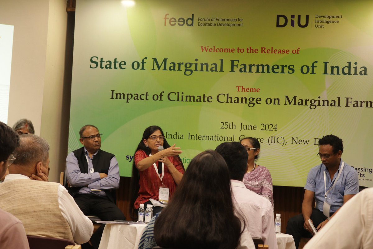 sambodhi's tweet photo. Rina Soni, Executive Director of Passing Gifts Pvt. Ltd., discussed the need for innovative #strategies to transform marginal #farmers into #entrepreneurs at our #report launch.
@TRIFoundation | @DevIntelUnit
#ReportRelease #Farming #Agriculture https://t.co/AH6CIkQKho