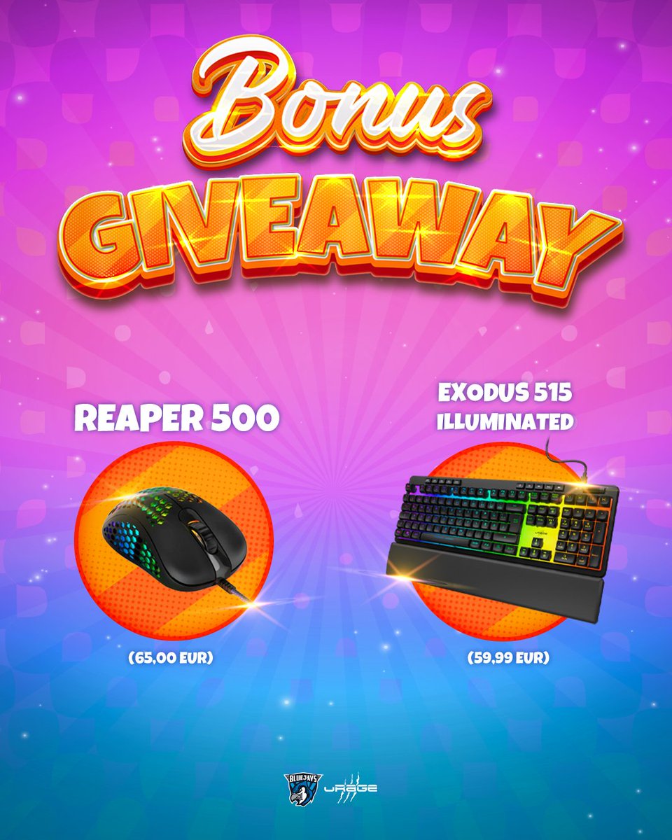 dieanic's tweet image. GIVEAWAY🔥 
Thanks for the unreal support, a few days ago we reached 2k followers on twitch. I am truly lucky to have such a community❤️

To enter:
✅ Follow @urage_gaming , @BLUEJAYS_Sports and @dieanic 
✅ RT this post

Winner announcement on the 03.07, good luck🍀#giveaway