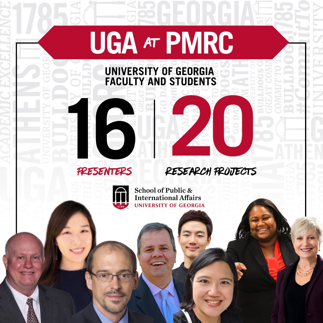 ugapadp's tweet image. Faculty and Ph.D students from @UGA_SPIA  will be well represented at #PMRC2024!

Find our presenters and their presentation info here:
spia.uga.edu/padp-presents-…

#UGASPIA
#CommitTo #PublicService