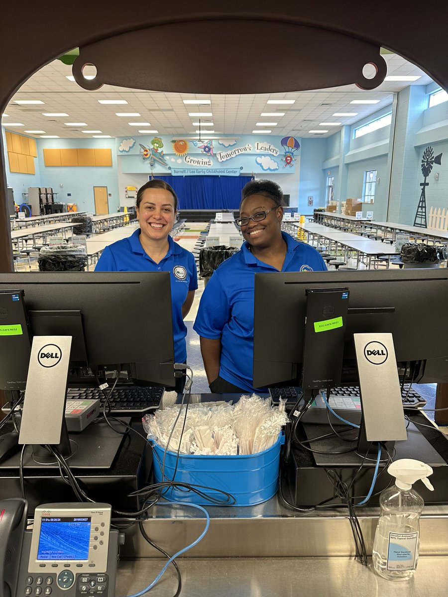 The Early Childhood Center has bean &amp; cheese pupusas, savory carrot coins and fresh local watermelon 🍉 for lunch today!