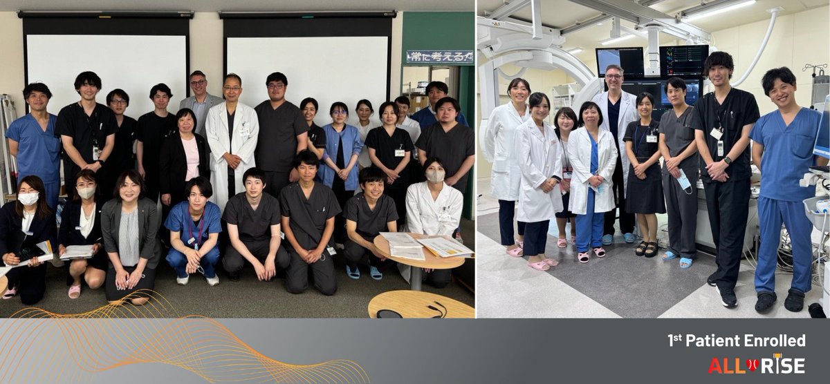 CathWorks's tweet photo. Congratulations to Dr. Hitoshi Matsuo, Dr. Toru Tanigaki, and the team at Gifu Heart Center in Japan for enrolling their first patient in the global #ALLRISEStudy!
We’re grateful to partner with Dr. Matsuo and Dr. Tanigaki as we look forward to providing additional evidence to the clinical community establishing #FFRangio as the standard of care.
#ProudToBeCathWorks #MoreInsightLessHassle