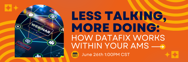 How's your afternoon schedule look? We are just one hour away from Less Talking, More Doing: How DataFix Works Within Your AMS. Don't miss our Free Partnered Webinar with <a href="/NetVU_Now/">NetVU</a>
Register before it's too late hubs.ly/Q02DrnwM0

#Insurance #DataFix #Data #NetVU #Vertafore