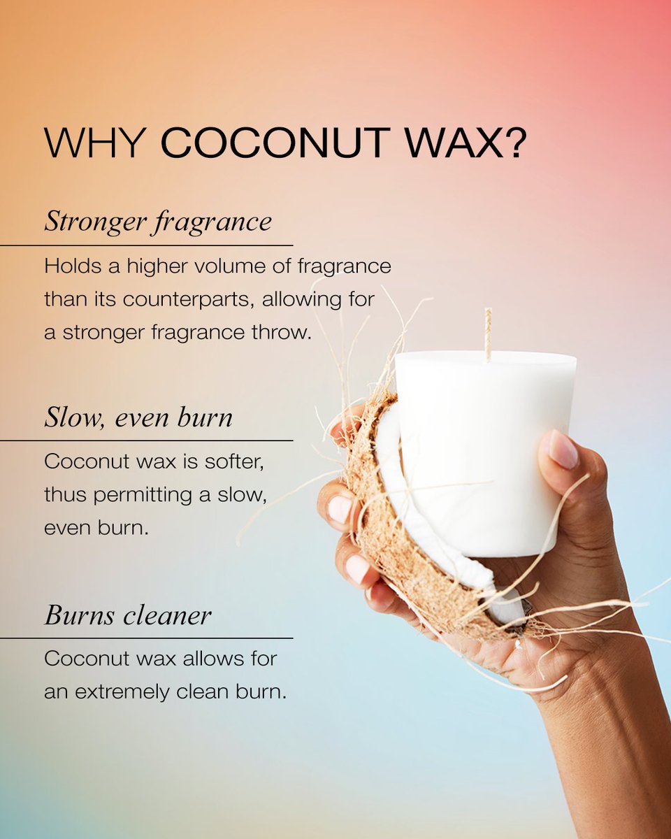 VoluspaCandles's tweet photo. We were the first to pioneer coconut wax candles— and our proprietary formula is what makes us stand out.
#voluspa #coconutwax #homefragrance https://t.co/iFHSRajh97