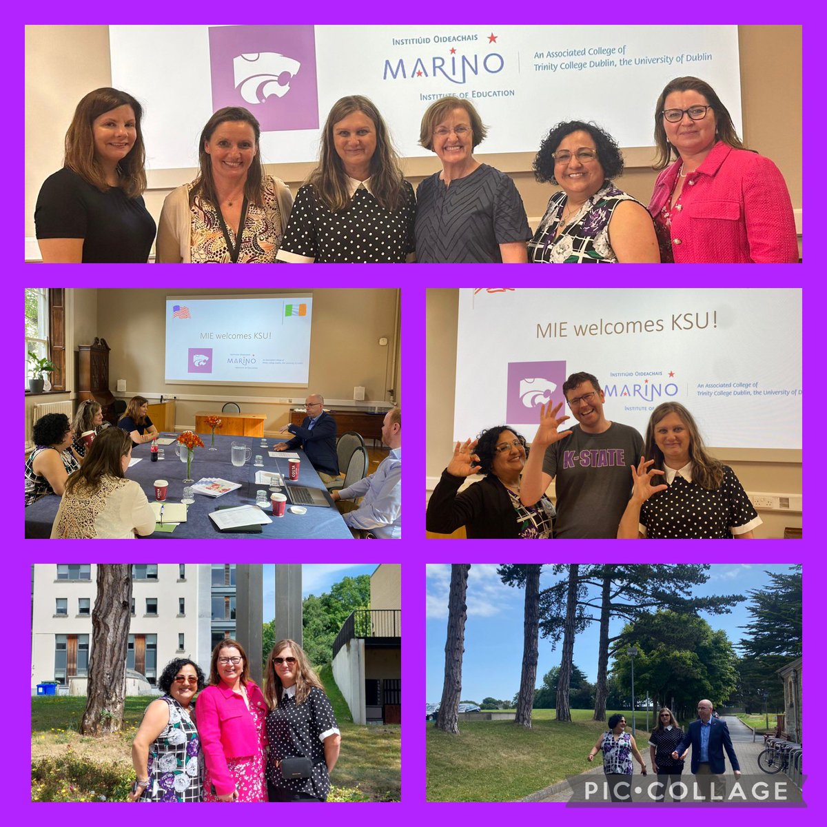 Julie Uí Choistealbha (@julieuichois) on Twitter photo What a fun day on campus with Mona Menking and <a href="/ksucoedean/">Debbie Mercer</a> 💜☀️
It was great to chat about all things education & of course #Football 🏈
Thanks for visiting us & we look forward to seeing you on campus again very soon😊
🇺🇸🇮🇪
#Partnership
#Collaboration
#Internationalisation What a fun day on campus with Mona Menking and <a href="/ksucoedean/">Debbie Mercer</a> 💜☀️
It was great to chat about all things education & of course #Football 🏈
Thanks for visiting us & we look forward to seeing you on campus again very soon😊
🇺🇸🇮🇪
#Partnership
#Collaboration
#Internationalisation