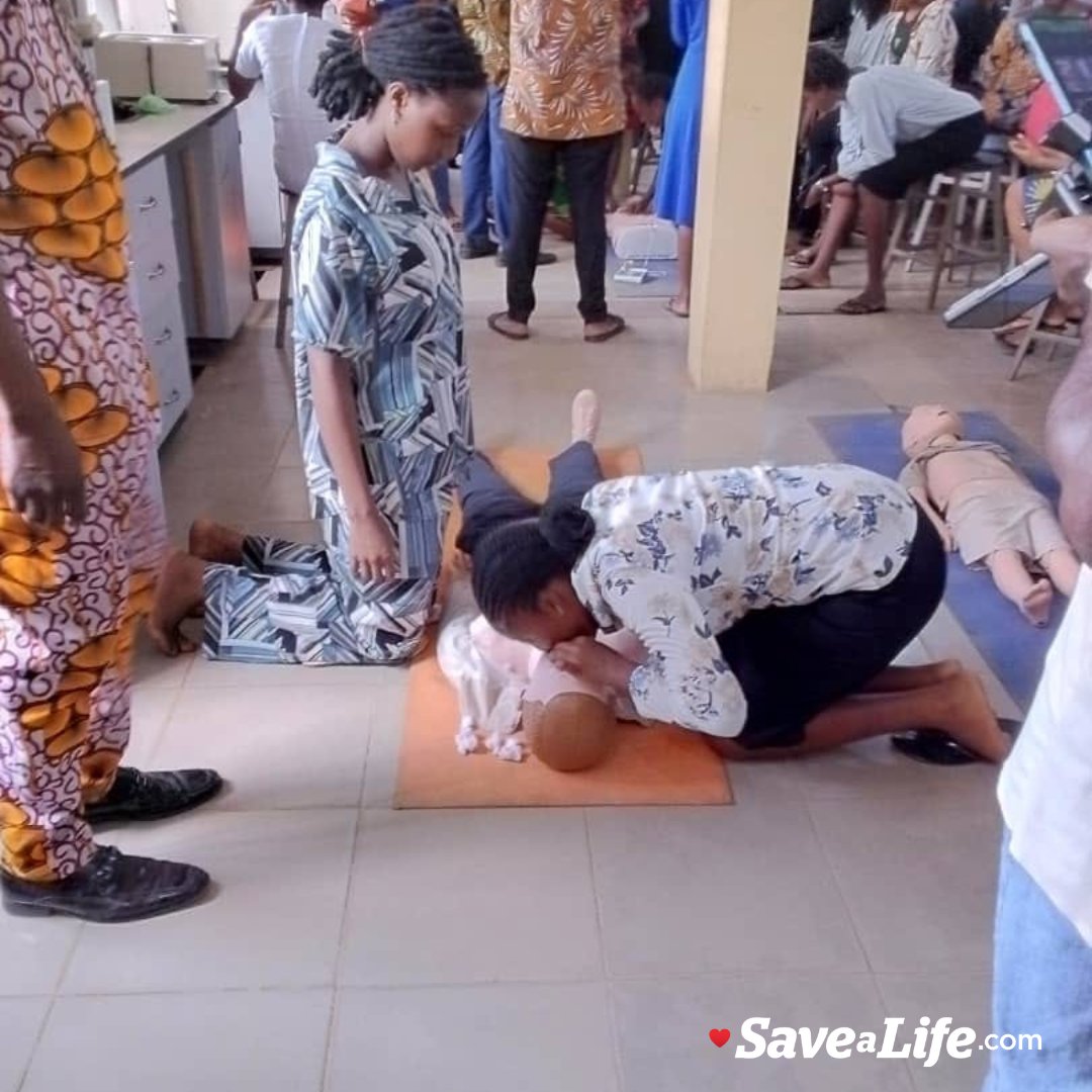 Time to recognize the effort of our SALI Trainers! Mr. Abel Nwachukwu, one of our incredible SALI Trainers conducted a 3-day training from April 25th to 27th, 2024. Are you interested in learning how to save a life? DM us or visit SaveaLife.com #CPR #AED #NHCPS #SALI