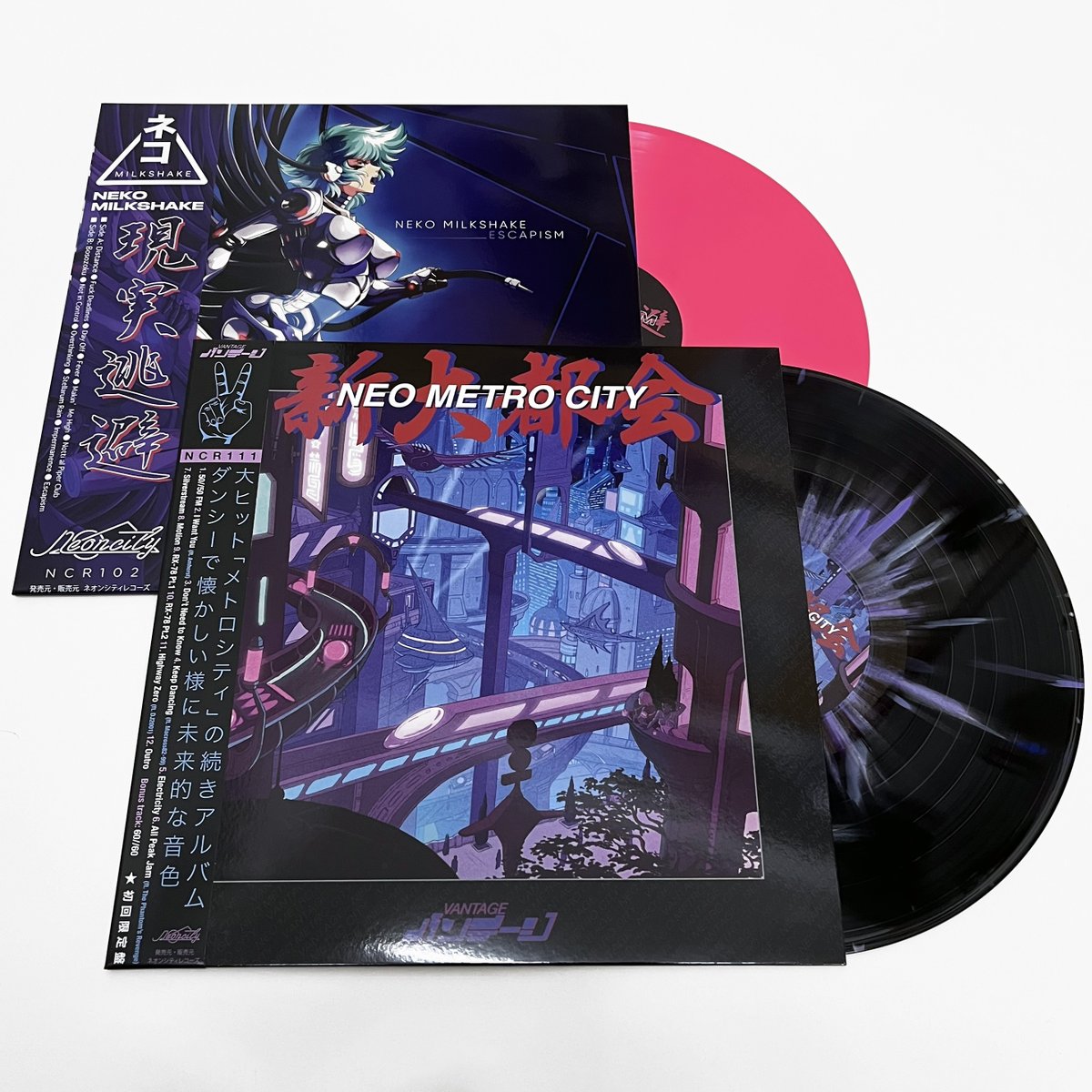 Vantage - “Neo Metro City” vinyl and Neko Milkshake “Escapism” vinyl are now shipping🛫