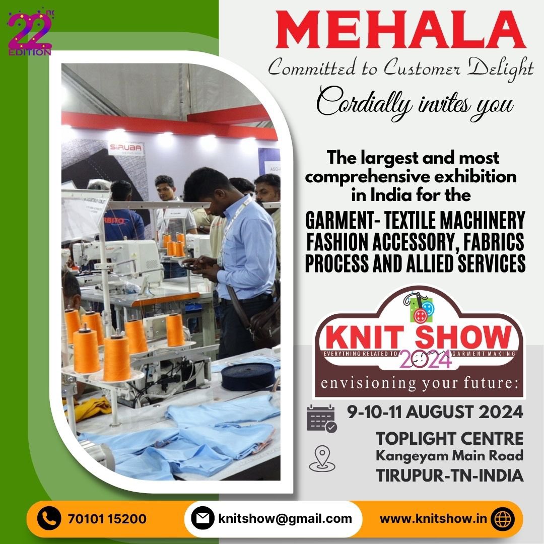 knitshow's tweet photo. Meet us at Knit Show to see our latest product and technology https://t.co/bCQueWiPsj