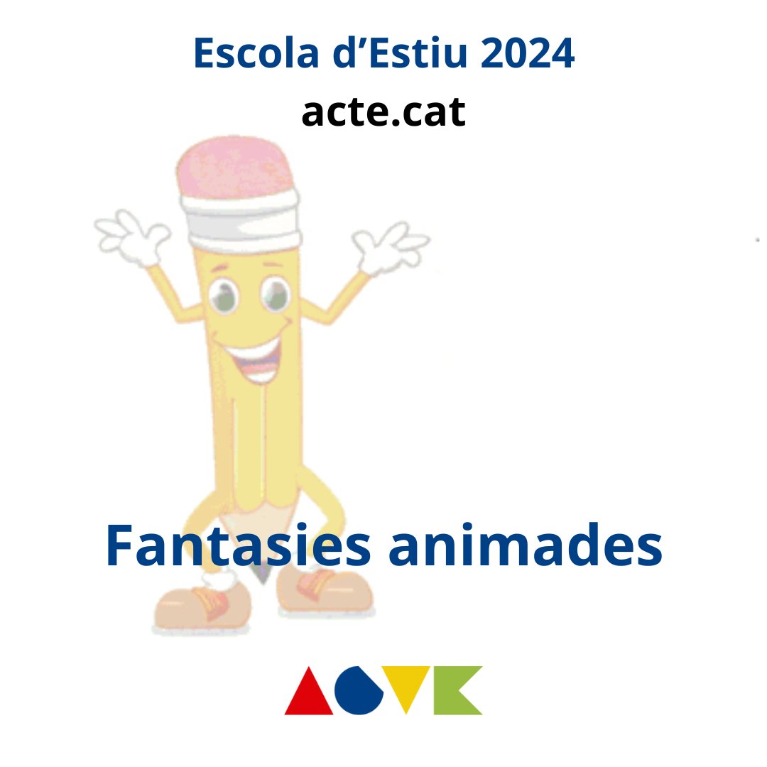 Meravellós món de l'animació. Des dels seus orígens navegant fins a les tècniques més modernes d'Intel·ligència Artificial i a la gamificació amb Genial·ly. Prepara't per a un viatge creatiu i educatiu.

acte.cat/project/fantas…

#ACTEdelsMRP #EscolaEstiu2024 #25EscolaEstiu #ACTE