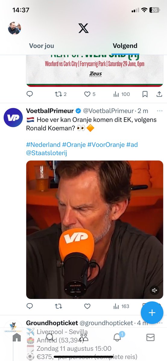 jjcorre's tweet photo. @VoetbalPrimeur @Staatsloterij Bedoelen jullie niet Ronald Waterreus? 😂 https://t.co/iUTY7ER64V