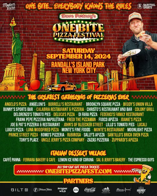BunnysSportsBar's tweet photo. #Humpday@stoolpresidente #MLBB #UEFAEuro #CopaAmerica #Onebitepizzafestival  Bunny’s is 91 years old! We thank our friends and families for their support! We welcome all our teams! My family serving you and your families for 91 years in South Orange. #Margaritas.  #SOPAC steps to the performance. Yes we are open  2-2. This is where we gather with friends and family. Welcome Home!  Thin & crispy pizza! Home of the Addictive Garlic Salad! All your sports are here! #sangria #BloodyMary dressed with bacon. Twenty T.V.’s you pick your games!   #orderup 
#FreeDelivery #indoordining #outdoordining  9737631377 #curbsidepickup We will run it out to your car.#pizzaAndBrew $25.95 #sportsbar #pizza #wings #sangria #hallin #setonhall #piratenation #southorange #maplewoodnj #westorangenj #millburnnj #Livingstonnj #florhamparknj #essexcountynj #smallbusiness #shoplocalsoma  Step into a five generation family business where everybody knows your name or drink. This small family business thanks you❤️