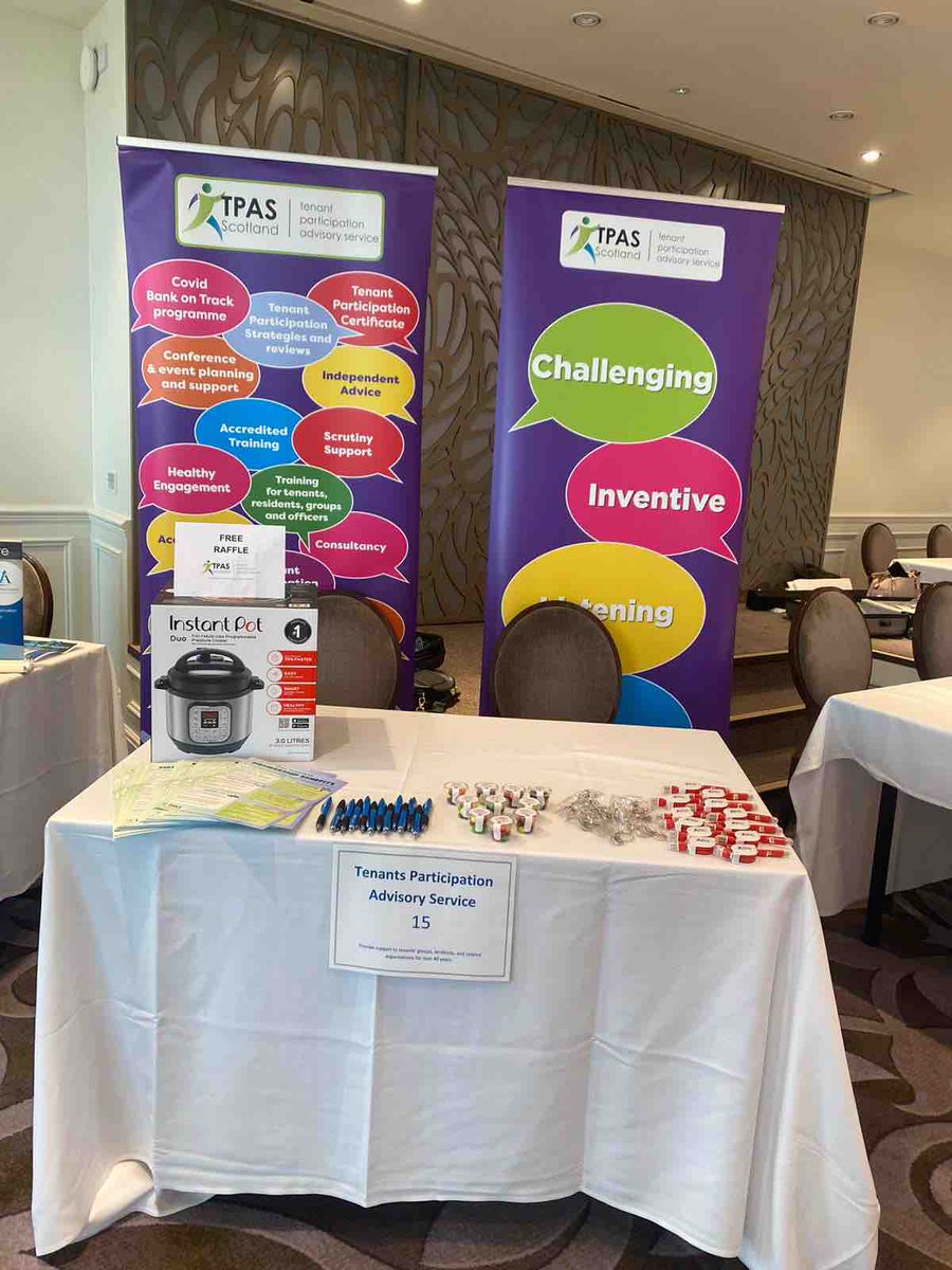 TPASScotland's tweet photo. Eveline is currently at @CunninghameHA  13th Tenant Conferene today at Seamill Hydro. 

It’s a double celebration as this is also their 40th anniversary!

If you are there drop by our stand and say Hello 

#CHA40 #TPASScotland https://t.co/WmR6n1bHiy