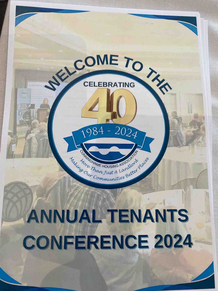 TPASScotland's tweet photo. Eveline is currently at @CunninghameHA  13th Tenant Conferene today at Seamill Hydro. 

It’s a double celebration as this is also their 40th anniversary!

If you are there drop by our stand and say Hello 

#CHA40 #TPASScotland https://t.co/WmR6n1bHiy