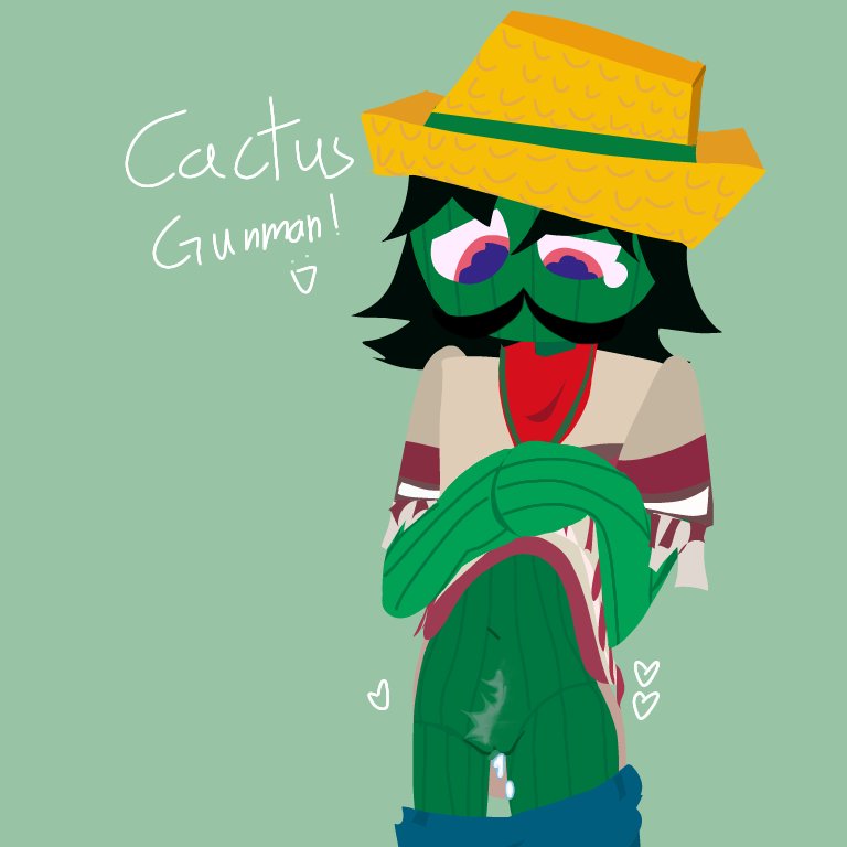 Imnothappyboi's tweet photo. Cactus Gunman!!! (Got into Gregory's house and fell inlove with him)

#GregoryHorrowShow #CactusGunman #NSFW https://t.co/iZOuRAQ0Gh