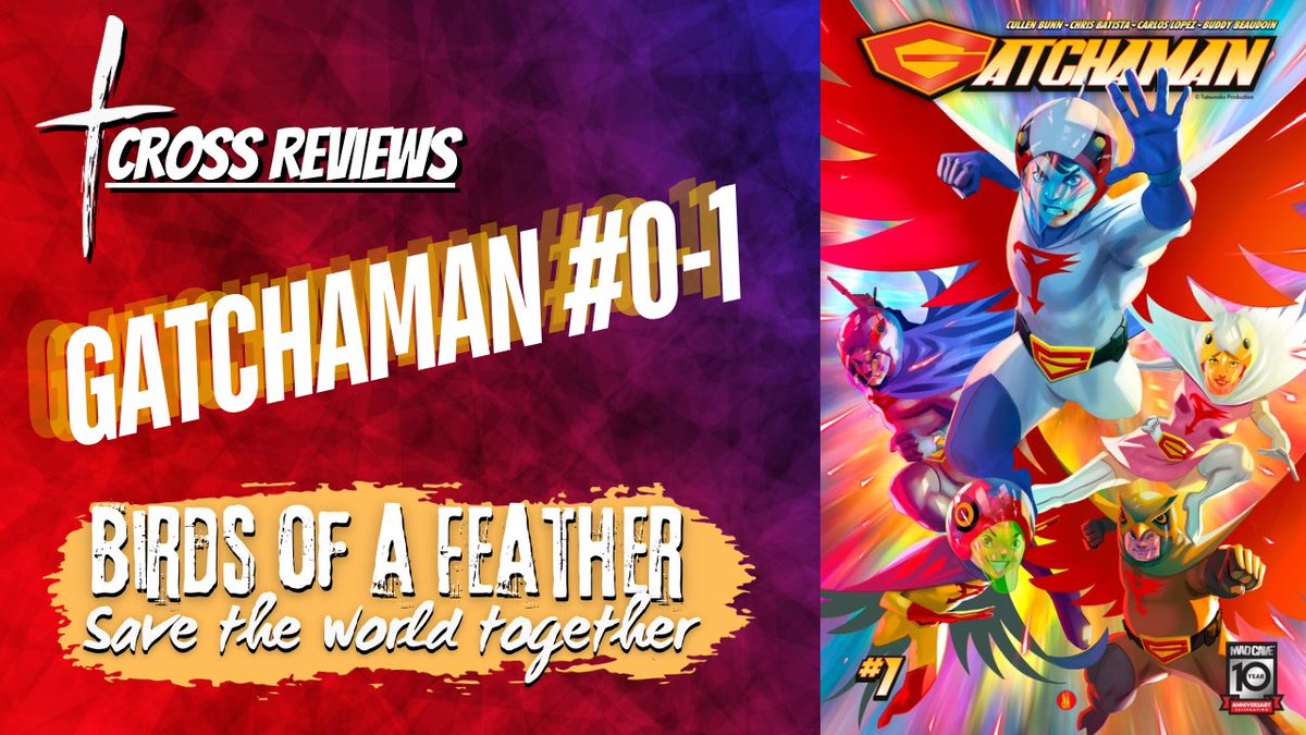 geeksplusmedia's tweet photo. Cross reviews the brand new #Gatchaman #1 from @MadCaveStudios
Check out his thoughts on a modern take on the nostalgic Japanese property.
https://t.co/7dvDaKRoOl
#MadCaveStudios #ScienceNinjaTeam #BattleofthePlanets #IndieComics #ComicBooks https://t.co/B8VdvpGiJk