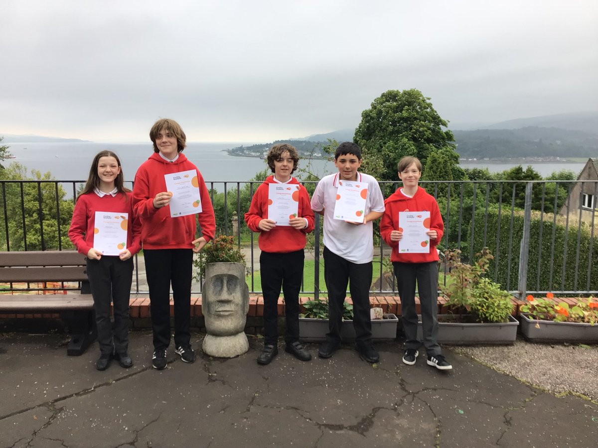 StronePrimary's tweet photo. Congratulations to our Primary 7 pupils, who received their Bikeability certificates today. Thank you so much to our instructors Sara and Gus and to Lindsay Mitchell from Active Schools for supporting us with this programme. @ABActiveSchools https://t.co/aifXjjB2Dy