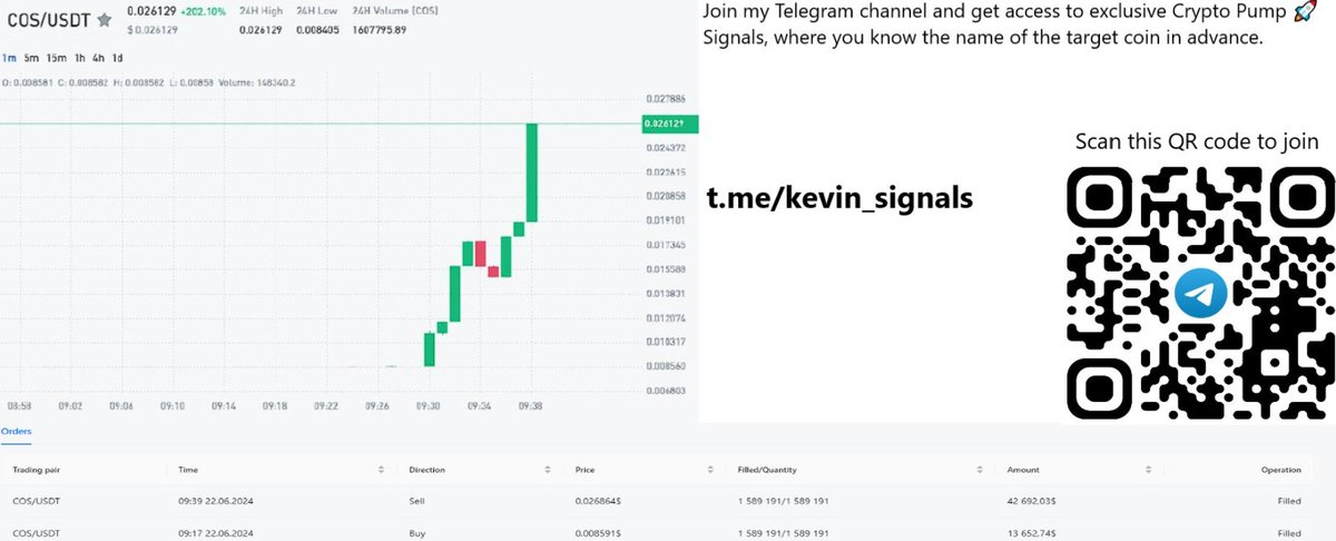 pragatoni's tweet photo. @Cobratate 🔔 Pump Signal Announcement! 🔔   

🚀 Today there will be a huge crypto PUMP 📈    

ℹ️ In our Telegram channel we have published the name of the target coin in advance. 💎     

✅ Join us now and stay tuned ➜ https://t.co/hpr8zUH4lX 🔗    

🤑 Guaranteed profit: +250%  💰 https://t.co/CtiDAPfJmK