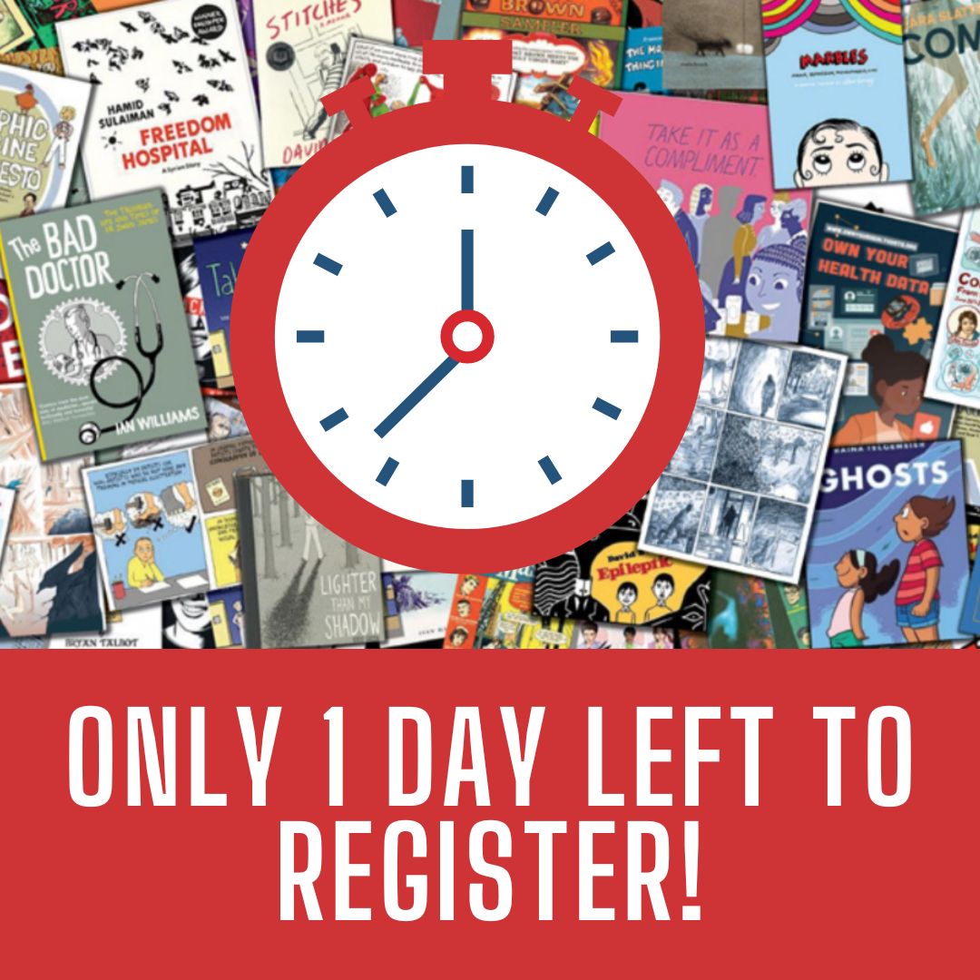 NiamhOB86883423's tweet image. Missed #DublinTStheErasTour?😥
On the bright side, you haven&apos;t missed your chance to register for #GraphMed2024 
Registration ends tomorrow: graphicmedicineconference.com/registration