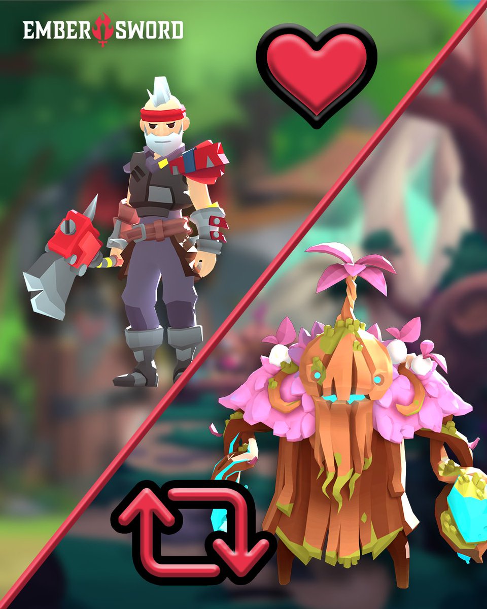 What creature are you most excited to fight when you get in-game? #PlayEmberSword

🪓Axe Bandit
🌲 Deeproot Elder