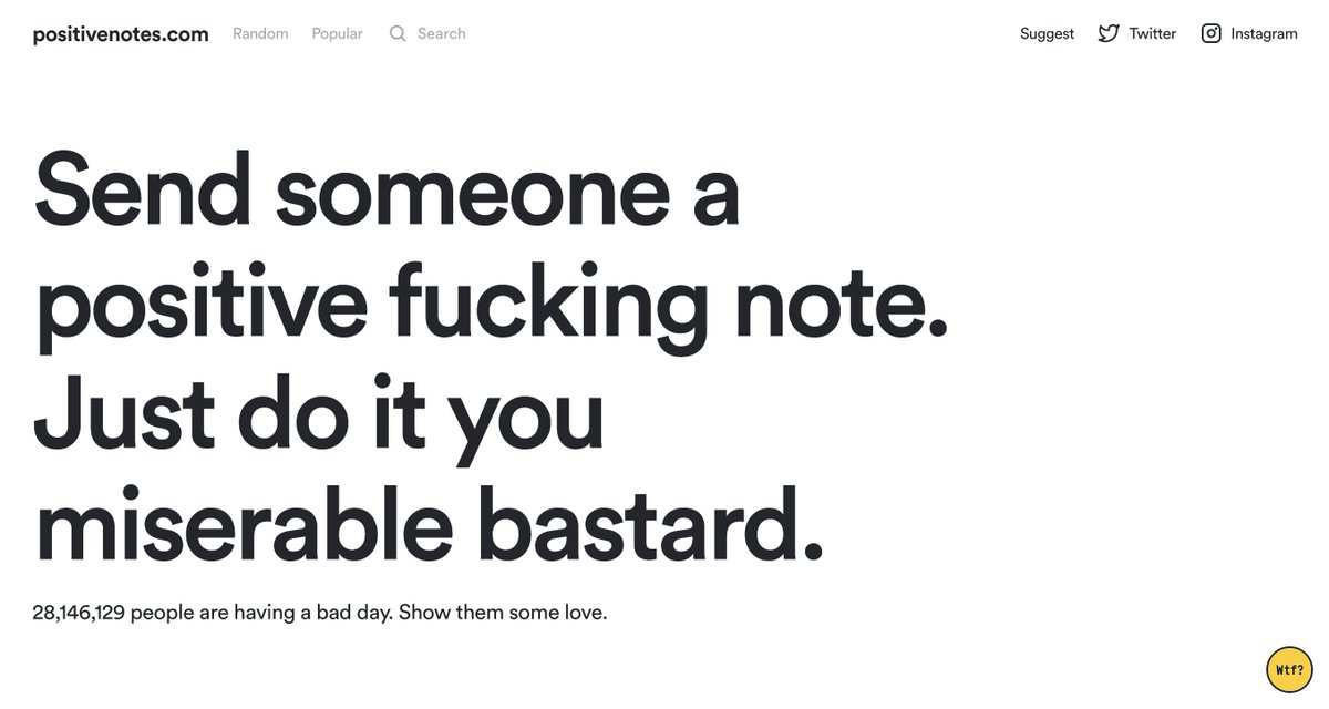 I wish more people had the guts to write copy like this