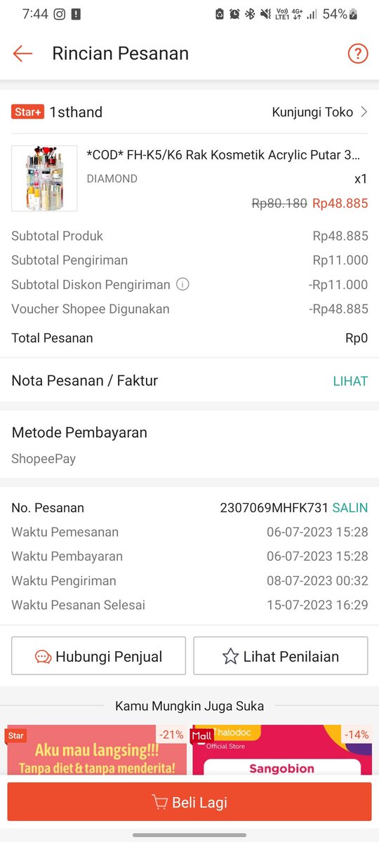 dhianpermatas's tweet photo. @ShopeeID Cinta banget ama shopee 😡😡🧡🫶🏻 https://t.co/StPoCS1D1J