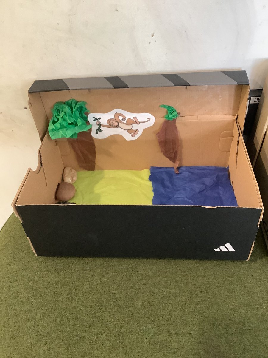 GRPAHazel's tweet photo. Make a rainforest diorama…. Go on then! We done Hazel class for showing your enthusiasm and creative skills whilst producing your mini rainforest. 🐍🐸🐆 🌲 🌳 https://t.co/WKGk1VoVTn
