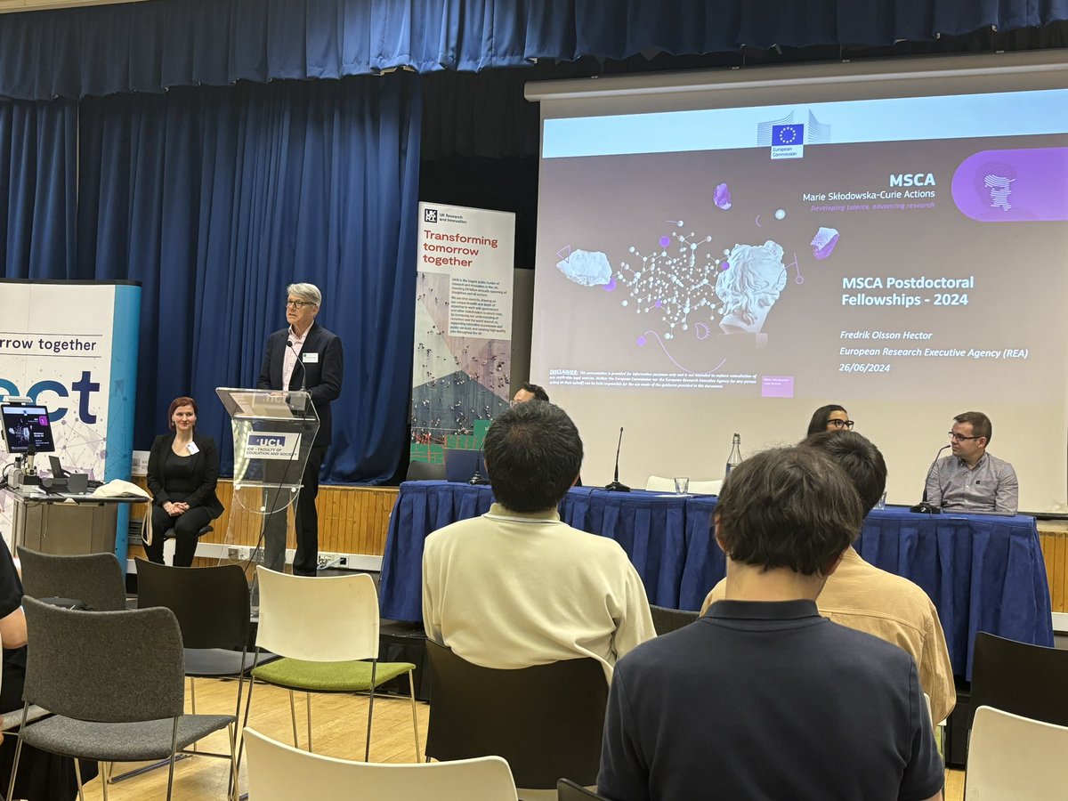 H_Madinei's tweet photo. Exploring opportunities with Marie Skłodowska-Curie Actions: Joint Event by UKRO, UUKi, and European Commission #Europiancommission #msca #ukri #ukro #uuki #Swanseauniversity https://t.co/H6IEYHvBoS
