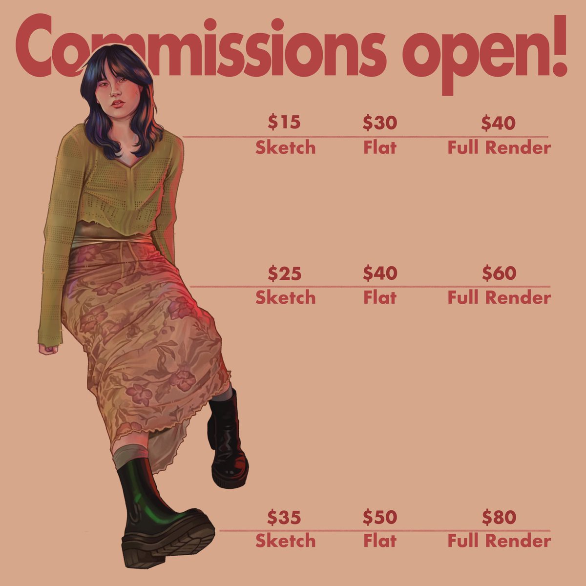 polaeart's tweet image. I’m open!!
—
#art #commissions
