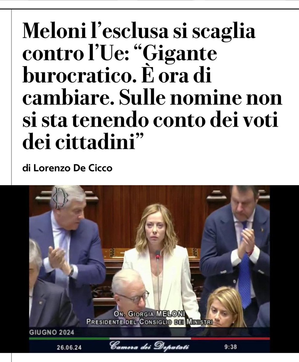 Le istituzioni europee necessitano di maggiore partecipazione dei cittadini. Il Presidente della Commissione Europea dovrebbe essere votato direttamente dal popolo. Peccato che nessun partito lo abbia proposto.

Lamentarsi ora delle regole del gioco è troppo facile.