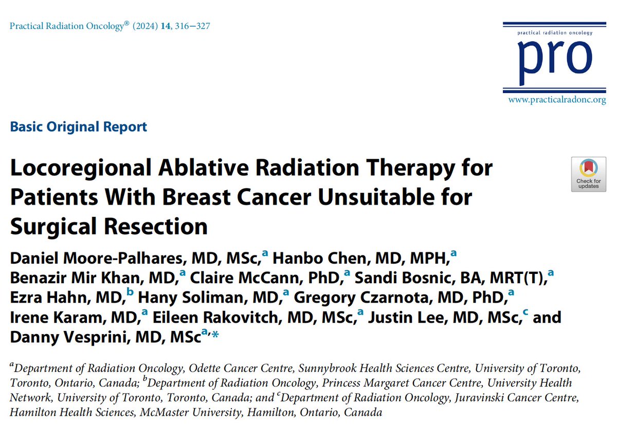 Locoregional Ablative Radiation Therapy for Patients With Breast Cancer Unsuitable for Surgical Resection.
practicalradonc.org/article/S1879-…