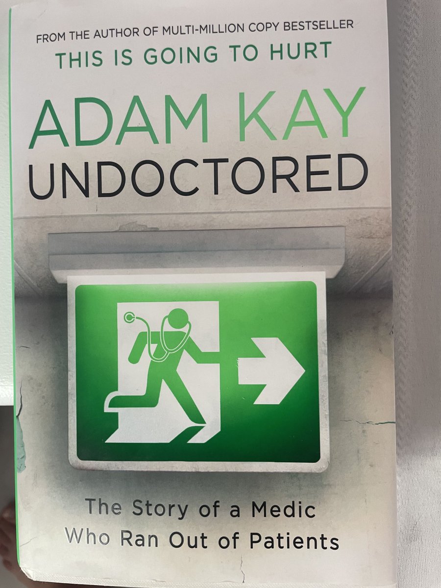 DrJonGoldin's tweet photo. Just finished reading #Undoctored by @amateuradam
An excellent book, which I highly recommend.
At a time of more doctors’ strikes it is worth remembering that we need to look after all those who staff the #NHS much better. @NHSuk @NHSMillion https://t.co/yGbvEQ5Aj2
