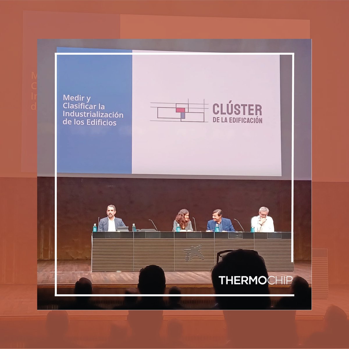 THERMOCHIP's tweet photo. Hoy asistimos a la Asamblea General del Clúster de la Edificación en calidad de miembros de la asociación, evento que tiene lugar en el CaixaForum de Madrid. https://t.co/8KntkqAZY2