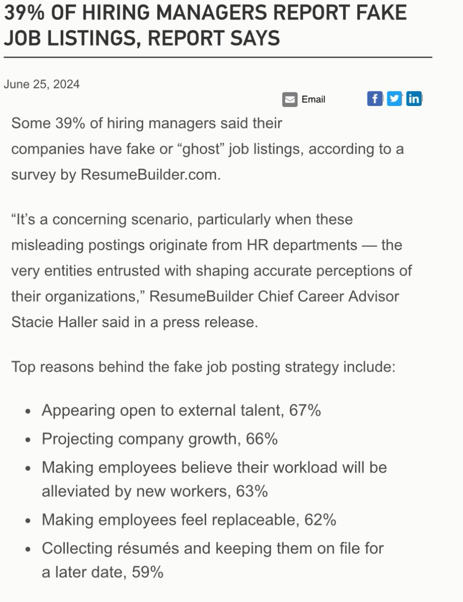 randomrecruiter's tweet image. How many job openings online are fake???

Well this number is certainly much higher than I expected.