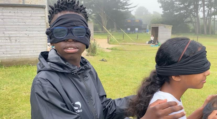 Our drivers limbering up for the journey home.