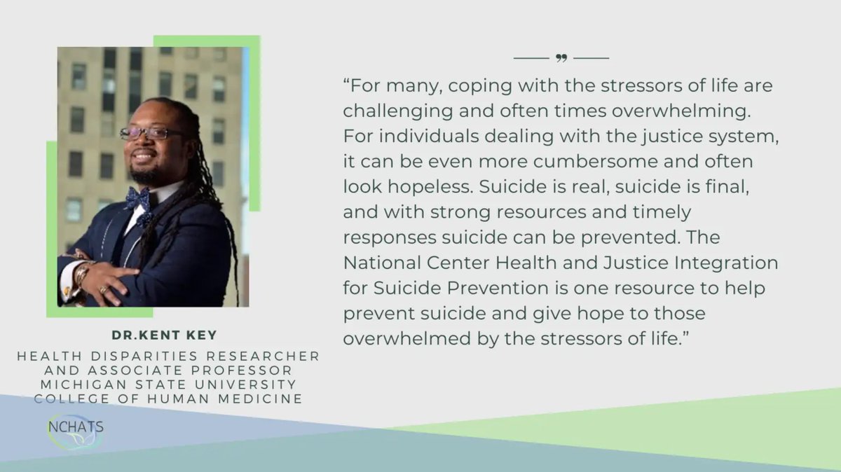 NCHATS (@nchats_center) on Twitter photo <a href="/DrKentDKey/">Dr. Kent Key</a> of <a href="/MSUPubHealth/">MSU Public Health</a> says that the "<a href="/NCHATS_Center/">NCHATS</a> is one resource to help prevent suicide and give hope to those overwhelmed by the stressors of life." Learn more about NCHATS here: nchats.org <a href="/DrKentDKey/">Dr. Kent Key</a> of <a href="/MSUPubHealth/">MSU Public Health</a> says that the "<a href="/NCHATS_Center/">NCHATS</a> is one resource to help prevent suicide and give hope to those overwhelmed by the stressors of life." Learn more about NCHATS here: nchats.org