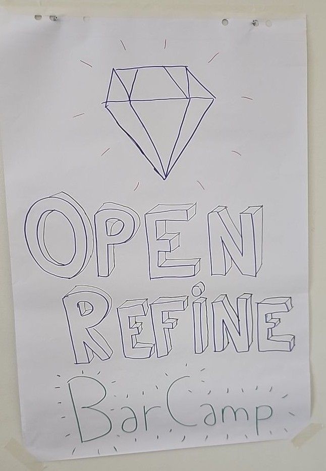 OpenRefine's tweet image. #OpenRefine #BarCamp was last week in Berlin, Germany, and online! We had lots of amazing conversations about things we'd like to see in OpenRefine, #DataVizualization, #OpenAPI, and challenges around #training users. This was also the opportunity to meet long-time contributors
