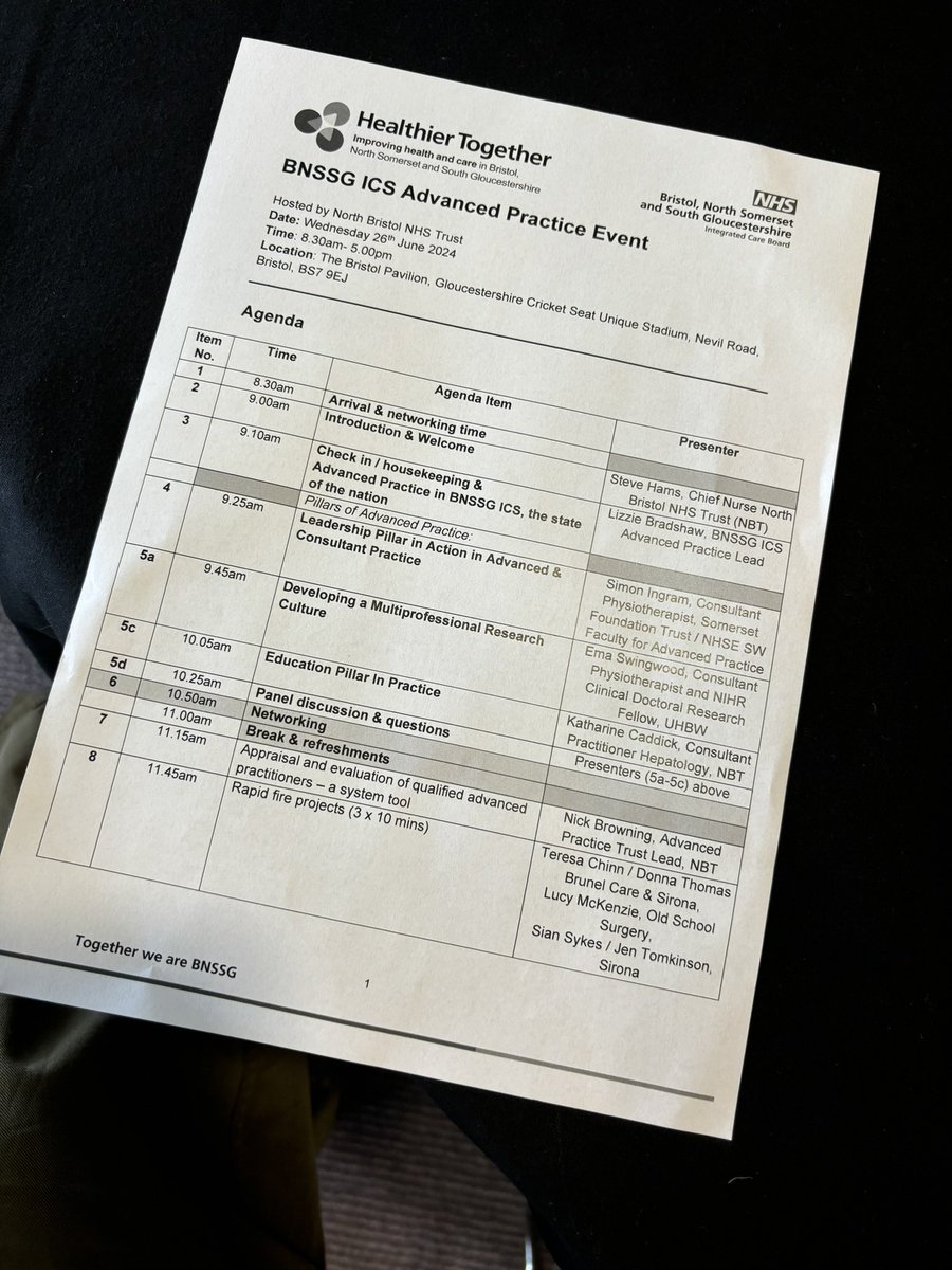 Tissue Viability Team NBT (@tissuenbt) on Twitter photo <a href="/SHWheatley/">Sarah Wheatley</a> and Chloe are at the <a href="/BNSSG_ICB/">NHS Bristol, N Somerset & S Gloucestershire ICB</a> Advanced Practice Event today. Brilliant sessions from speakers across organisations and great networking.
Well done <a href="/NickBrowning01/">Nick Browning</a> for organising with colleagues. <a href="/SHWheatley/">Sarah Wheatley</a> and Chloe are at the <a href="/BNSSG_ICB/">NHS Bristol, N Somerset & S Gloucestershire ICB</a> Advanced Practice Event today. Brilliant sessions from speakers across organisations and great networking.
Well done <a href="/NickBrowning01/">Nick Browning</a> for organising with colleagues.