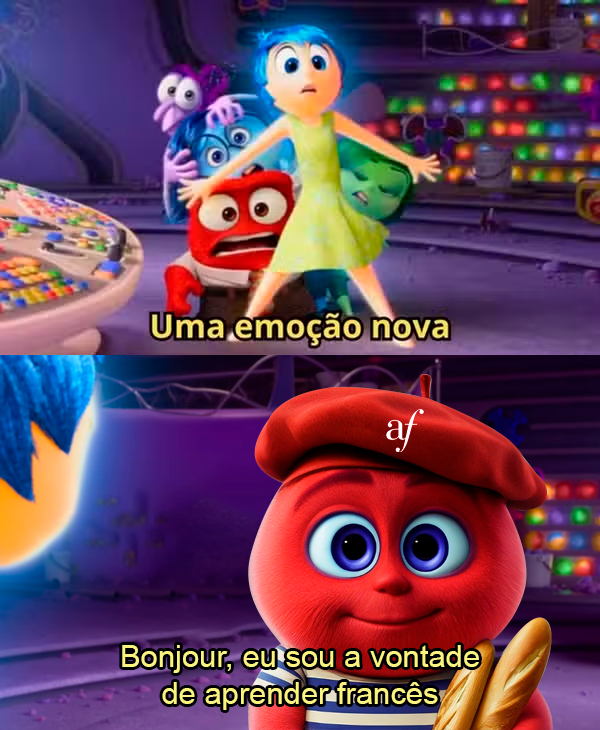 Essa emoção muda nossa vida, né? Queremos saber, com quantos anos essa vontade surgiu dentro de você? 🧠

*Imagem criada com IA

#divertidamente #aliancafrancesasp #afsp