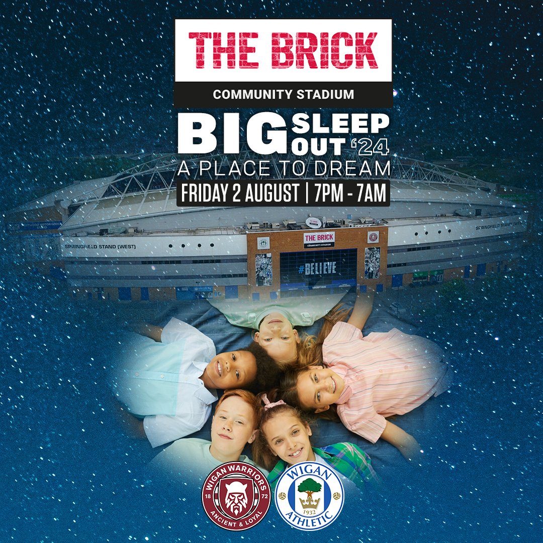 The Brick (@thebrickwigan) on Twitter photo The Brick Sleepout Is Back!🎉Shockingly 894,000 UK children don’t have a bed of their own & homelessness is on the rise. Supported by <a href="/WiganWarriorsRL/">Wigan Warriors 🍒⚪️</a> & <a href="/LaticsOfficial/">Wigan Athletic</a> our Big Sleepout promises to be an amazing community event. Book here universe.com/events/the-bri…
#TheBigSleepout The Brick Sleepout Is Back!🎉Shockingly 894,000 UK children don’t have a bed of their own & homelessness is on the rise. Supported by <a href="/WiganWarriorsRL/">Wigan Warriors 🍒⚪️</a> & <a href="/LaticsOfficial/">Wigan Athletic</a> our Big Sleepout promises to be an amazing community event. Book here universe.com/events/the-bri…
#TheBigSleepout