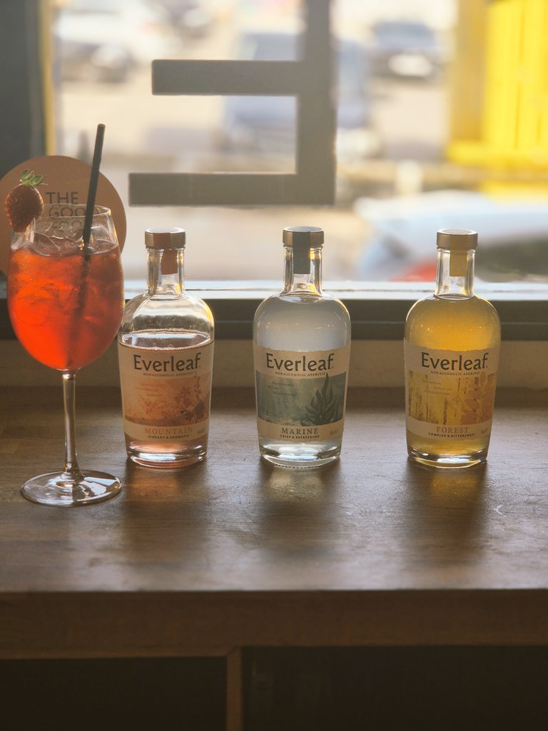 WreckBistro's tweet photo. Fancy that summer cocktail feeling without the headache tomorrow? 

Come and try one of our non alcoholic spritz' 

Made specially with our friends Everleaf

#cocktails #liverpoolnightlife #liverpool #everleaf #elitebistro #restaurant  #thegoodfoodguide #summerspritz https://t.co/K8PJmRdwxy