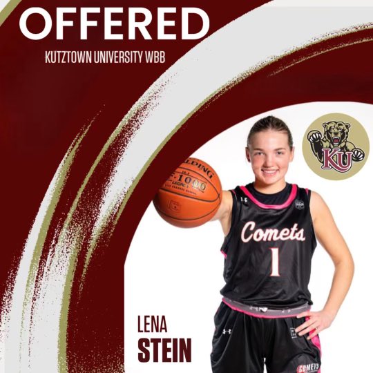 lena11stein's tweet photo. So thankful to revive an offer from @KUBearsWBB Thank you to the coaching staff for this opportunity!!!@CometsBallers @PVGBBALL https://t.co/wK2NnehIJh