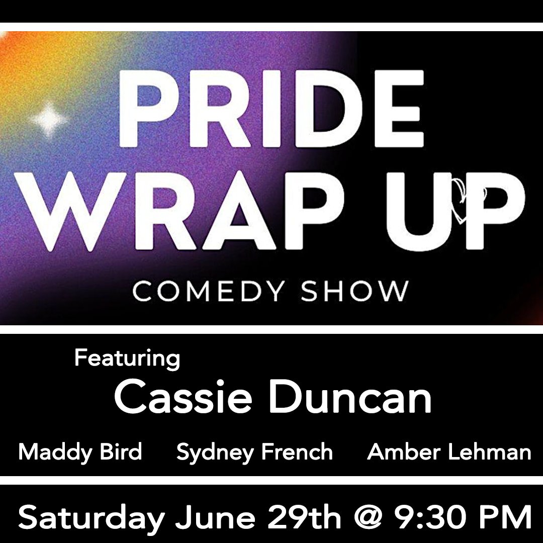 Saturday, after The Bird Musical Comedy Show, it’s The Pride Wrap-Up Comedy Show

Buy online &amp; save some $$$

The Bird Comedy Theater is Kansas City's Best Comedy Club (The Pitch KC). Give Your Week The Bird.

TheBirdKC.com