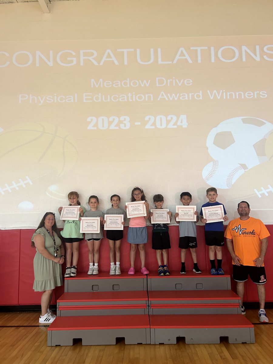 Mrs Gayson (@meadowdrivepe) on Twitter photo Congratulations 🎉🎊🎈 to our <a href="/MeadowDriveElem/">Meadow Drive School</a> Outstanding Physical Education Award Winners 🏅We are so proud of you!!<a href="/PEdigennaro4/">William DiGennaro</a> <a href="/MineolaAD/">MineolaAthletics</a> <a href="/NaglersNotions/">Michael Nagler</a> Congratulations 🎉🎊🎈 to our <a href="/MeadowDriveElem/">Meadow Drive School</a> Outstanding Physical Education Award Winners 🏅We are so proud of you!!<a href="/PEdigennaro4/">William DiGennaro</a> <a href="/MineolaAD/">MineolaAthletics</a> <a href="/NaglersNotions/">Michael Nagler</a>