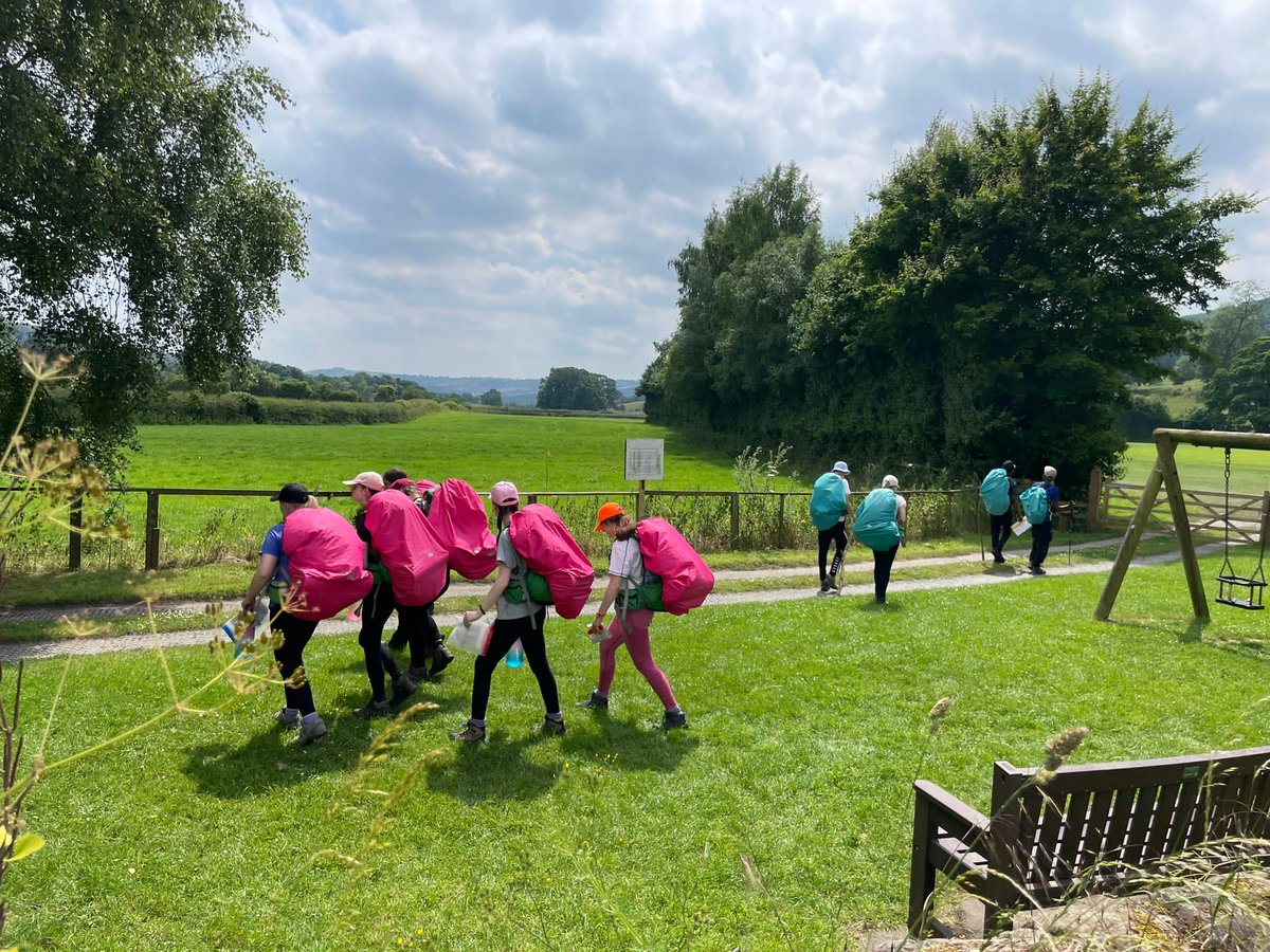 bakerdofe's tweet photo. Day 2 going well on our Silver @DofECentral expedition with @noelbakerlead. A great morning  and lunch stop. Water replenished and suncream reapplied &amp; they're off again.  Also, amazing that both groups picked the same lunch location from different directions -very helpful! https://t.co/HIS3d7Q5ey