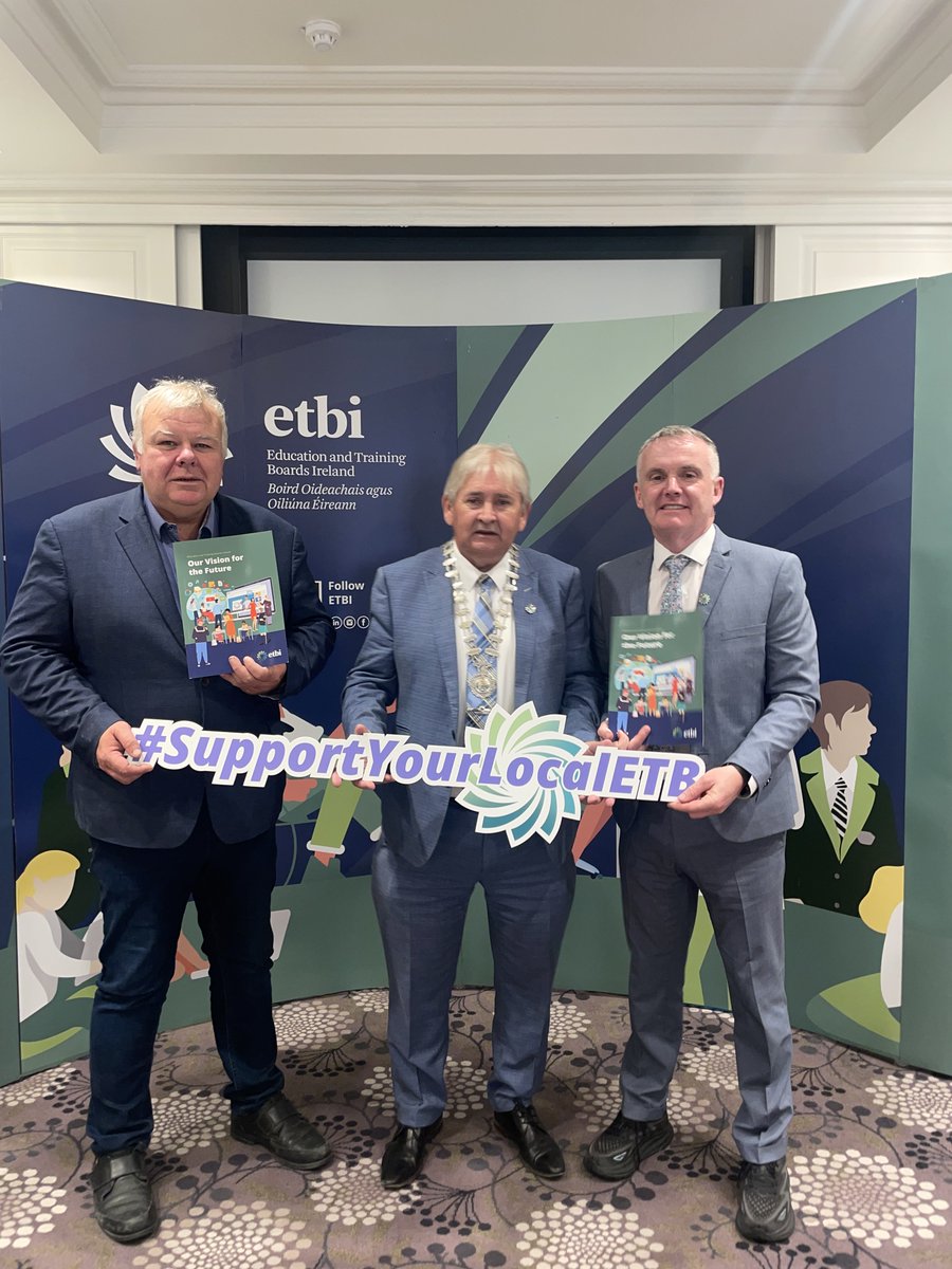 ETBI (@etbireland) on Twitter photo Deputy Michael Fitzmaurice, Cllr Michael Maher, President of ETBI, and Senator Robbie Gallagher kick off the ETBI Public Affairs Strategy launch today.
#SupportYourLocalETB
<a href="/GRETBOfficial/">Galway and Roscommon ETB</a> <a href="/CavMonETB/">Cavan and Monaghan Education and Training Board</a> Deputy Michael Fitzmaurice, Cllr Michael Maher, President of ETBI, and Senator Robbie Gallagher kick off the ETBI Public Affairs Strategy launch today.
#SupportYourLocalETB
<a href="/GRETBOfficial/">Galway and Roscommon ETB</a> <a href="/CavMonETB/">Cavan and Monaghan Education and Training Board</a>